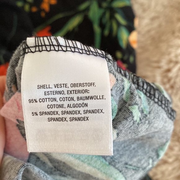 Floral print cotton turtleneck - Picture 4 of 4